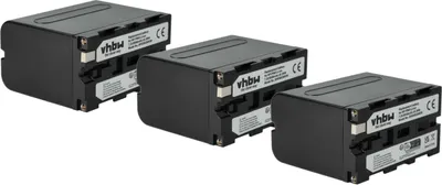 Produktbild von vhbw 3x Akku kompatibel mit Yongnuo YN-308 5500K, YN-308 3200K-5500K, YN-360 5500K Videokamera Camcorder (6000 mAh, 7,2 V, Li-Ion)