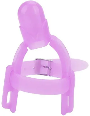 Produktbild von Silikonischer Fingerabdeckung für Säuglinge - Reißbar - Fingerabdeckung mit Daumenblockierer - Baby Fingerabdeckung - Sicher und giftfrei - 14,5 x 1,5 cm