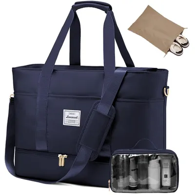 Produktbild von Reisetasche Weekendtasche Handgepäcktasche - 46 x 23 x 39 cm - Mit Schuhfach - Wasserdicht