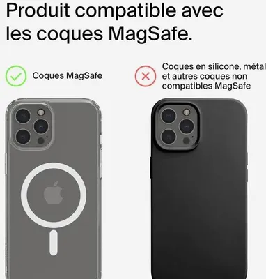 Produktbild von Externer Akku, Belkin MagSafe, 5.000 mAh, 15 W, Kompakt, Magnetisch, Schwarz