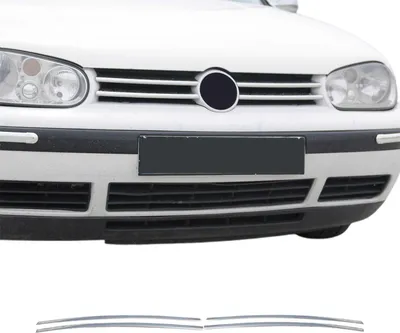 Immagine prodotto di Modanature griglia radiatore Modanature griglia per VW Golf 2003-2009 acciaio inox argento 4 pz