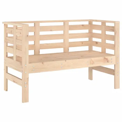 Produktbild von vidaXL Gartenbank 111,5x53x71 cm Massivholz Kiefer