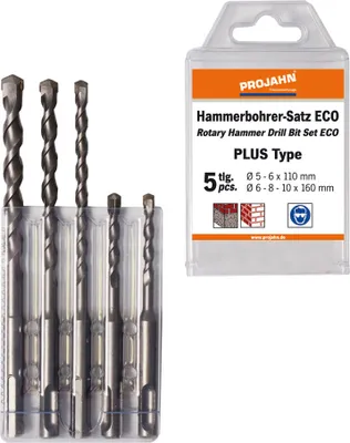 Produktbild von Projahn Hammerbohrer Satz SDS Plus ECO 5 tlg.