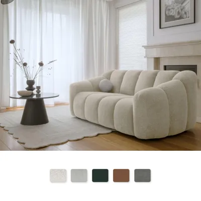 Produktbild von MIUFORM Shell - 2-Sitzer Sofa - 190x109 cm - Beige - Modulsofa Couch