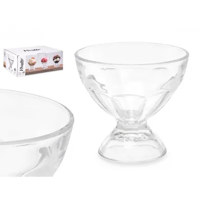 Produktbild von 6er Eisbecher Dessertschalen Eisschalen Eisschale Eisgläser Eis Glas Klar ORN319