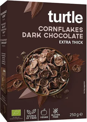 Obrázek produktu pro Čokoládové kukuřičné lupínky - tmavé 250g