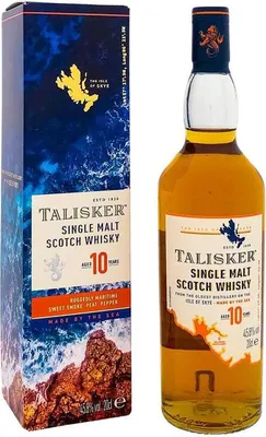 Produktbild von Talisker 10 Years + Box 200ml 45,8 % Vol.