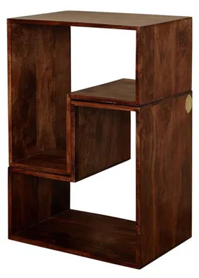 Immagine prodotto di MASSIVMOEBEL24 | scaffale in legno di Acacia 50x35x50 nougat laccato OXFORD #22