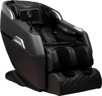 Produktbild von Massagesessel Premium mit SL-Rail, Schwerelosigkeit, Heizfunktion, Bluetooth, 5 Automatikprogrammen, Leder, Schwarz