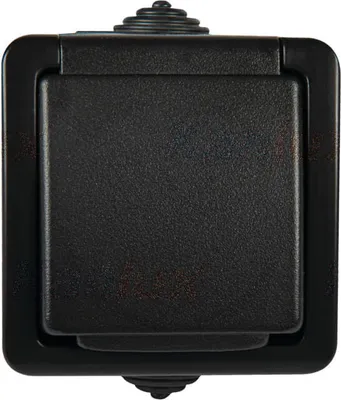 Image de Prise électrique simple française avec protection des contacts TEKNO Kanlux 27355