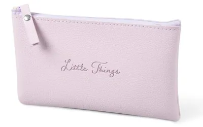 Image de Trousse Little Things rose vieilli 21 x 8 cm - MFP