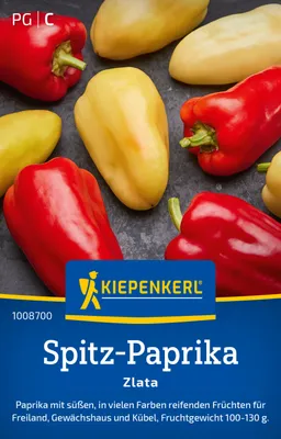Artikelbild 2 von 'Spitz-Paprika Zlata' aus der Kategorie Spitzpaprikasamen