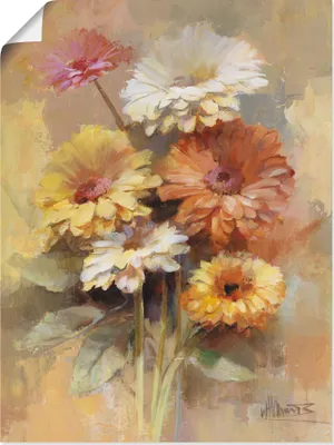 Produktbild von ARTland Poster Blumenstrauß I Größe: 30x40 cm