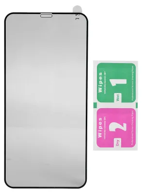 Produktbild von Handy-Displayschutz aus gehärtetem Glas, Vollfilm für iPhone XS Max/11 Pro Max, Vollbild, High-Definition, Schwarz für Max