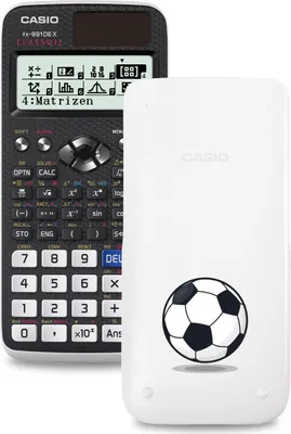 Produktbild von Casio FX-991DE X ClassWiz Schulrechner mit Fußball-Bedruckung (Motiv 14)