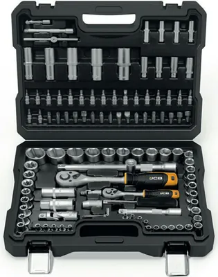 Zdjęcie produktu dla Jcb Zestaw Kluczy 108El. 1/2" 1/4"