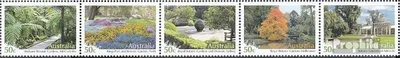 Produktbild von Briefmarken Australien 2007 Mi 2875-2879 Fünferstreifen (kompl.Ausg.) postfrisch Gärten