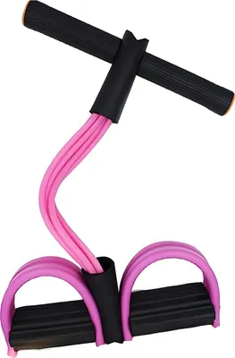 Produktbild von 6-Rohr-Sit-Up-Pedal-Widerstandsband mit Griff, Multifunktions-Spannseil, elastischer Yoga-Pedal-Puller, Körper-Stretching-Trainer, Heim-Fitnessstudio-Trainingsgerät