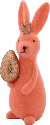 Produktbild von Werner Voß GmbH Hase mit Ei rosa 10x7x21 cm