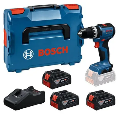 Produktbild von Akku-Schlagbohrschrauber GSB18V-52, 3 x Akku GBA 18V 5.0Ah in L-BOXX