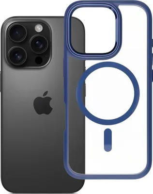 Produktbild von ROAR case MAG BUMPER kompatibel mit MagSafe passend für IPHONE 16 Pro navy blue