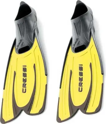 Image de Cressi Agua Palmes de plongée Jaune EU 37-38 Jaune EU 37-38