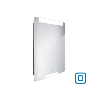 Image de Miroir de salle de bain LED avec éclairage Nimco 60 x 80 cm avec capteur tactile ZP 22002V