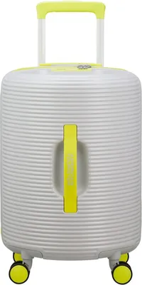 Immagine prodotto di American Tourister carrello Rollio Spinner 52 / 18 TSA Trolley Light Grey / Lime grigio chiaro