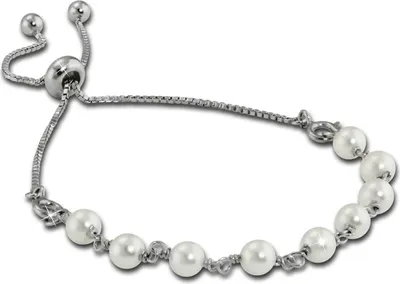 Produktbild von Armäleon Armbänder silber weiß Damen Armschmuck D2ARS011W
