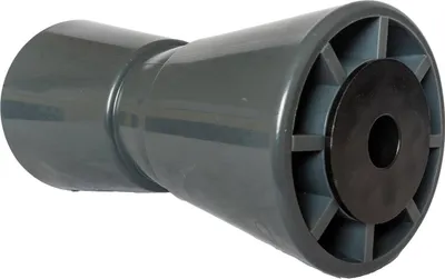 Produktbild von Tulplast 8 Zoll Kielrolle 194 mm für Bootstrailer, Bootsrolle dunkelgrau