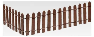 Produktbild von Zaun 25 x 5 cm, hellbraun