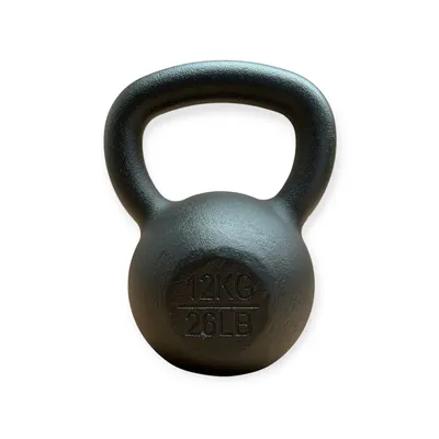 Obrázek produktu pro Litinová kettlebell 12 kg Litinová kettlebell 12 kg VYSOKÁ KVALITA závaží