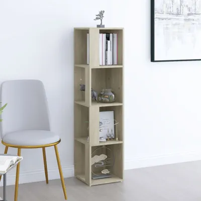 Obrázok produktu pre vidaXL Rohový regál Sonoma dub 33x33x132 cm odvodený výrobok z dreva