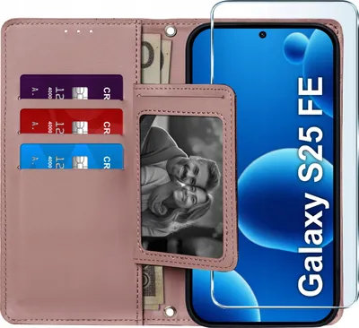 Immagine prodotto di Custodia con chiusura magnetica per Samsung S25 FE + VETRO 9H