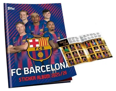 Produktbild von Topps FC Barcelona 2025/2026 Sticker Album Set