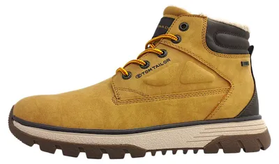 Immagine prodotto di Scarpe da uomo Tom Tailor, stivali invernali con fodera termica, colore giallo, modello casual