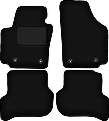 Produktbild von Schwarze Veloursmatten für: Seat Altea XL Minivan (2006-08.2008)