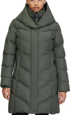 Produktbild von Ragwear Natalka - Damen Steppmantel, Größe:XL, Farbe:dark olive