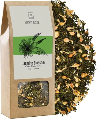 Image de Mary Rose - Thé vert fleur de jasmin - 50 g