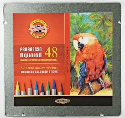 Zdjęcie produktu dla KOH-I-NOOR Progresso 48 Zestaw ołówków akwarelowych 48 sztuk