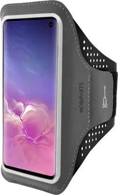 Produktbild von Mobiparts 93175, Armbandbehälter, Samsung, Galaxy S10, 15,5 cm (6.1"), Schwarz