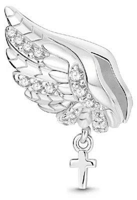 Produktbild von Gnoce Charm Engelflügel mit Kreuz JGC087
