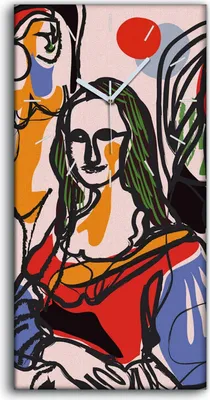 Produktbild von Küchenuhr Bürouhr Leinwand Uhr Kunstdruck 30x60 Kunst Frauen Malerei - weiße Hände
