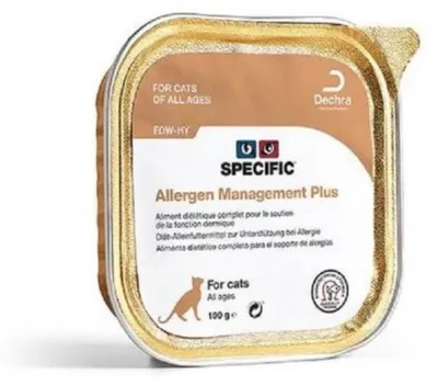 Produktbild von Terrine für Katzen, FOW-HY, Allergie-Management (Kartonschachtel mit 7 x 100g) - SPECIFIC