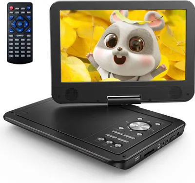 Produktbild von YOTON YD105 12,5" přenosný DVD přehrávač s 10,5" otočnou HD obrazovkou do auta a pro děti s nabíječkou do auta a síťovým adaptérem
