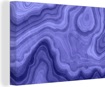 Produktbild von OneMillionCanvasses® - Leinwandbilder - 140x90 cm, Achatstein - Marmor - Abstrakt - Kristalle, Wandbilder Kunstdruck Wanddekoration - Foto auf Leinwand - Gemälde auf Holzrahmen