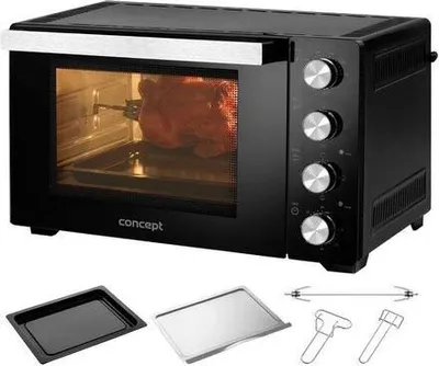 Produktbild von Minibackofen ET6035bc, 35 Liter, 1600 Watt, 6 Kochfunktionen, Heißluft, Grill, Rotisserie