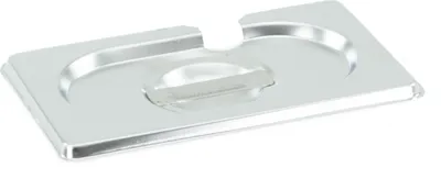 Immagine prodotto di Coperchio GN gastronorm 1/9 con incavo per cucchiaio in acciaio inox GVK ECO