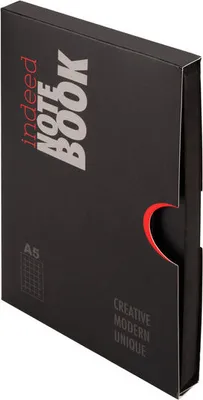 Produktbild von Notizbuch A5, Schwarz, glatter Einband