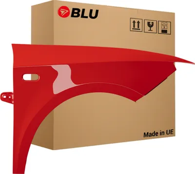 Produktbild von BLU Kotflügel Passend für Seat Ibiza (6J - IV 4. Generation) LS3Z Rechts Rot Rot Dakota | 2008-2017 | Vorderseite Vorne | Lackiert | Einbaufertig